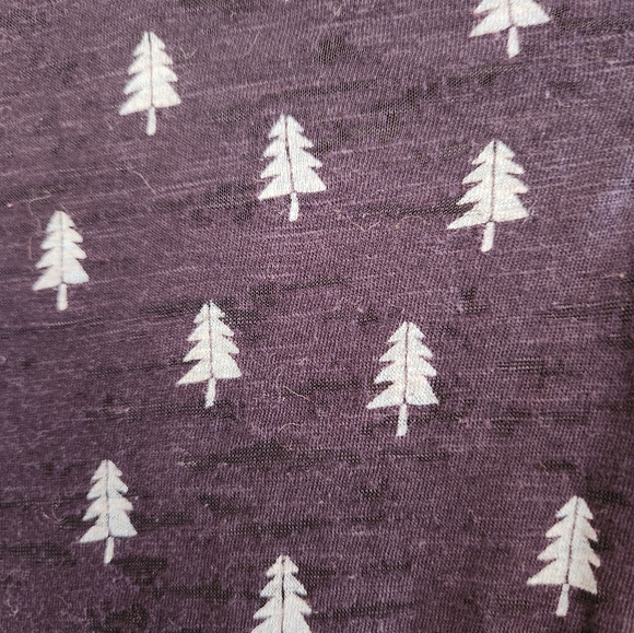 Aeropostale Pine tree burnout top navy blue XS - Picture 2 of 5